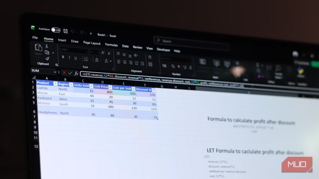Excel's LET function is the most underrated thing in the entire program