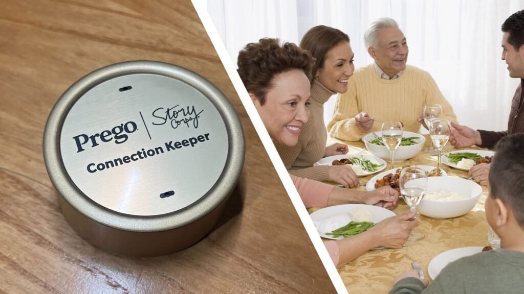 Has the smartphone hijacked your dinner table? StoryCorps and Prego made this gadget to rescue your dinner convos