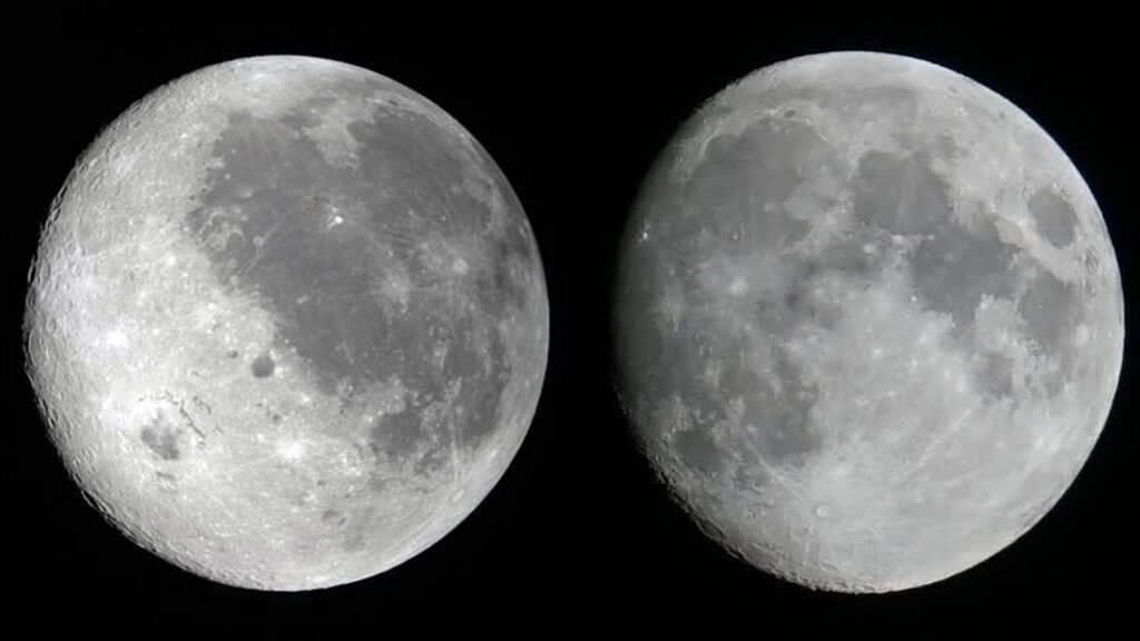I in contrast Artemis II mission’s historic darkish facet of the moon picture with my Sony Alpha A6000, and the variations simply blew me away NASA's partial dark side photo on the left and author's moon photo from 2020 on the right
