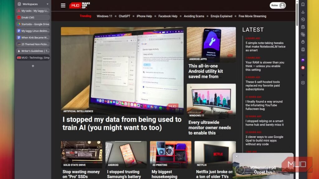 I disabled five browser settings and my entire system felt faster