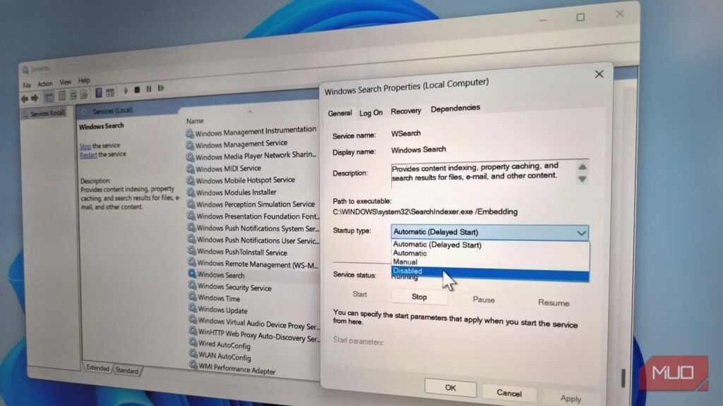 I disabled these Windows services Microsoft recommends – and everything works better
