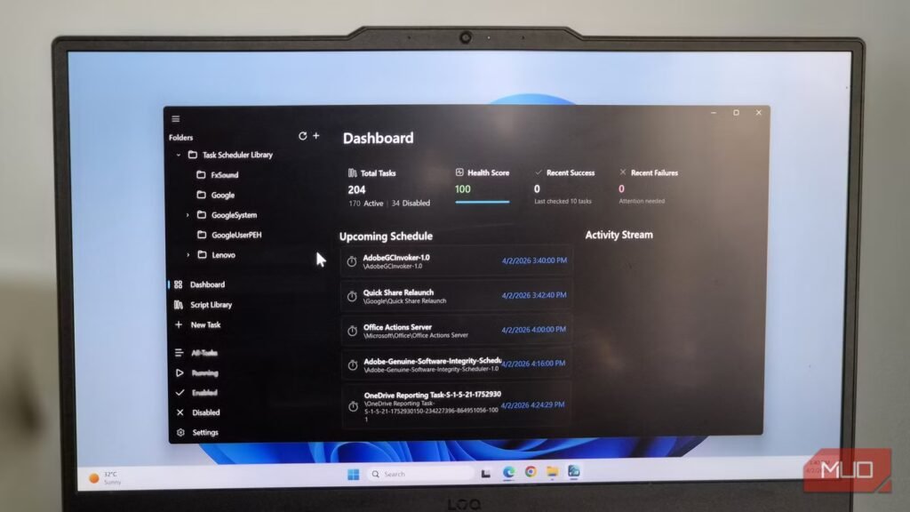 I found a free Task Scheduler replacement that makes Windows automation actually simple