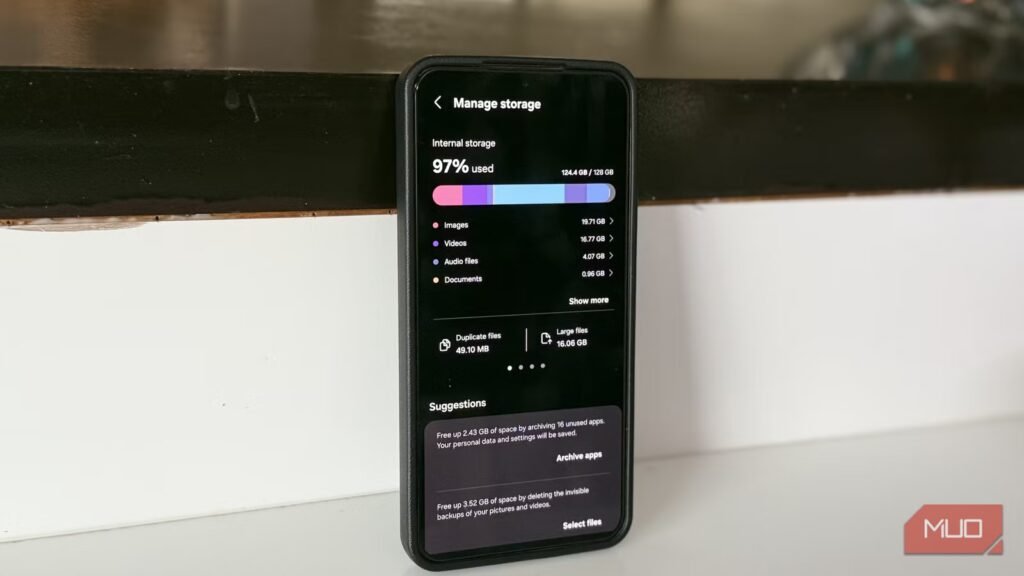 I kept deleting files but my phone storage kept filling up — here's what was actually eating it