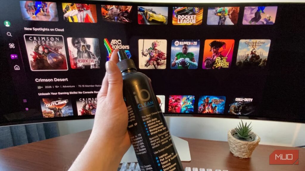 I nearly ruined my monitor with this one cleaning routine