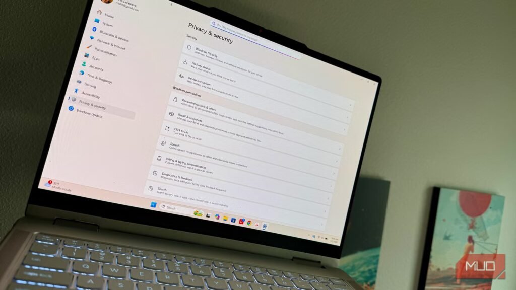 I spent 20 minutes reviewing my Windows 11 app permissions and changed 6 settings right after