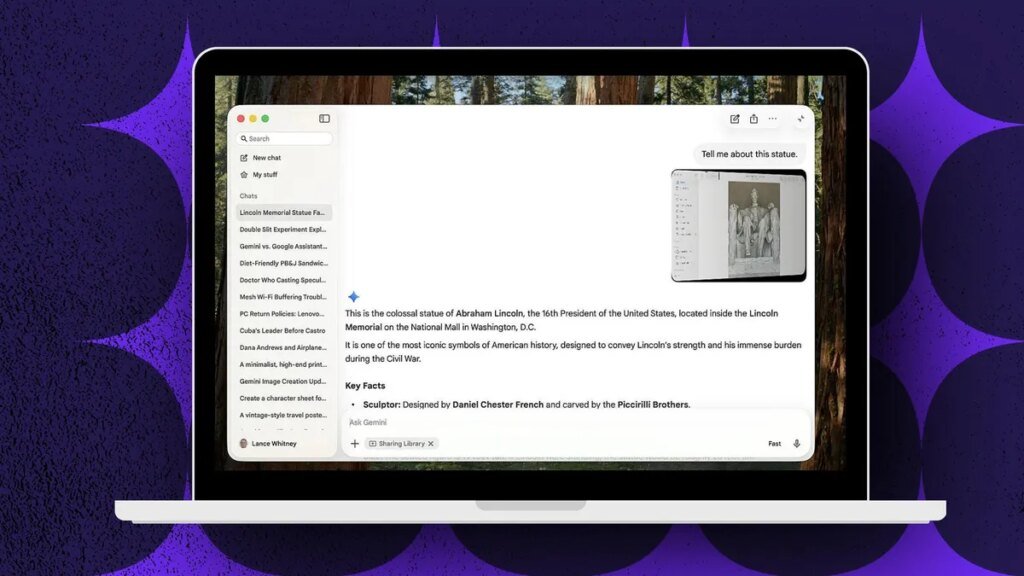 I tried the new Gemini app for Mac - and it's better than the website in one big way