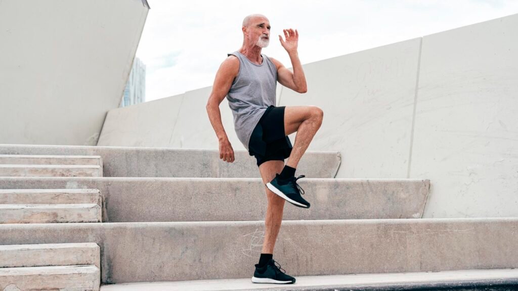 If you can do this many step-ups after 60, your leg strength is better than 50% of the population