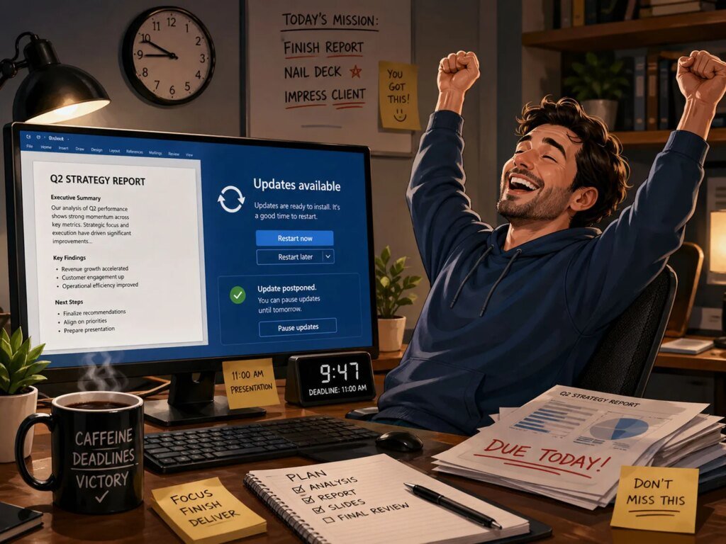 Microsoft Looks Ready To Stop Forcing Windows Updates At The Worst Time