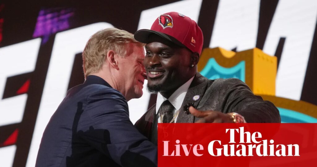 NFL draft 2026: Raiders pick Mendoza No 1, Cardinals take RB Love at No 3 and Giants nab Reese – live | NFL