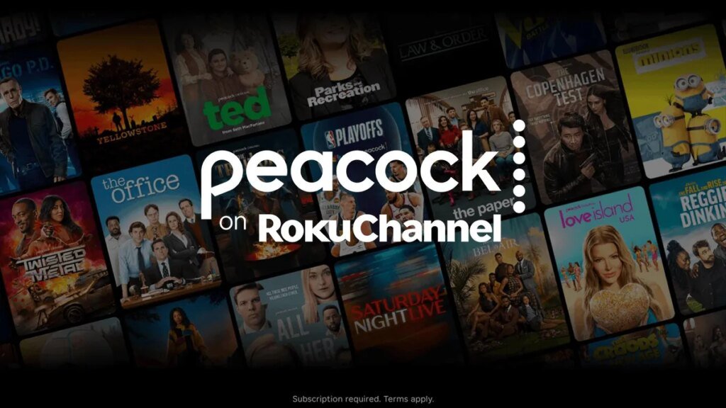 Peacock Roku Channel logo