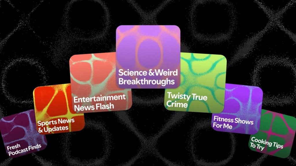 Spotify's Prompted Playlists beta now includes podcasts for users interested in listening to shows, not music.