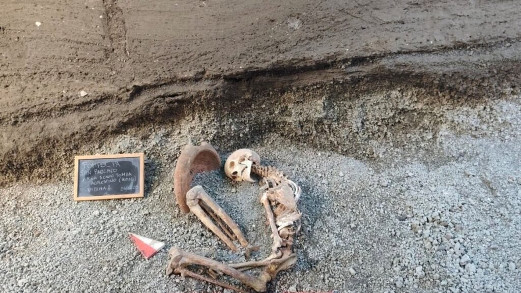 Pompeii archaeologists use AI to reconstruct killed in volcano's eruption : NPR