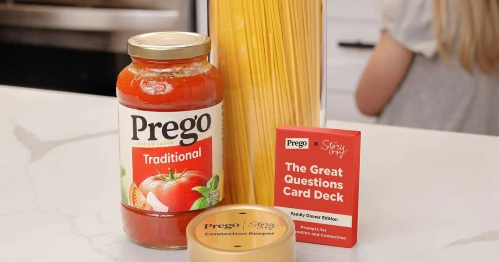 Prego put down the pasta and made a $20 device to record your family dinners