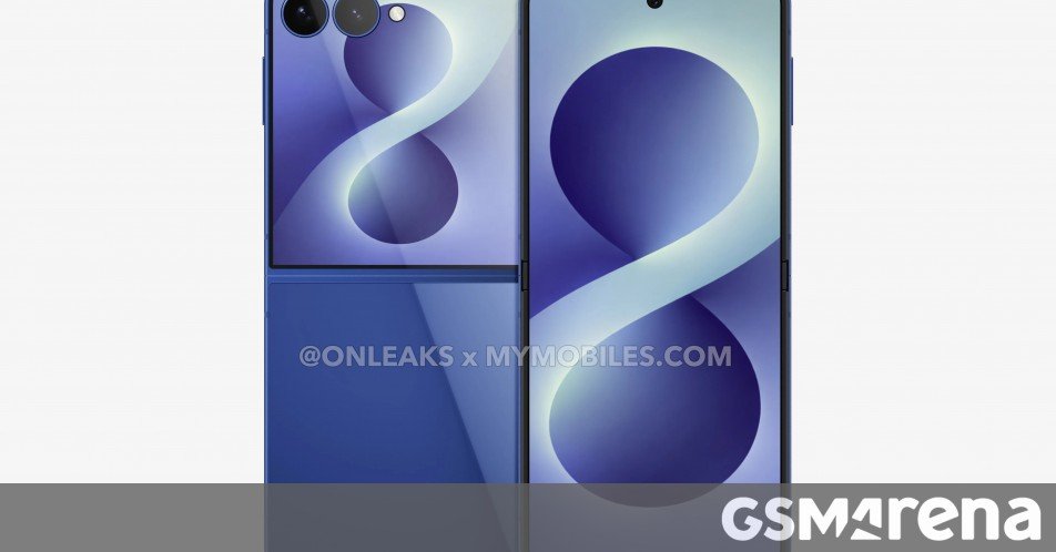 Samsung Galaxy Z Flip8 CAD-based renders leak displaying a well-recognized design Samsung Galaxy Z Flip8 CAD-based renders leak showing a familiar design