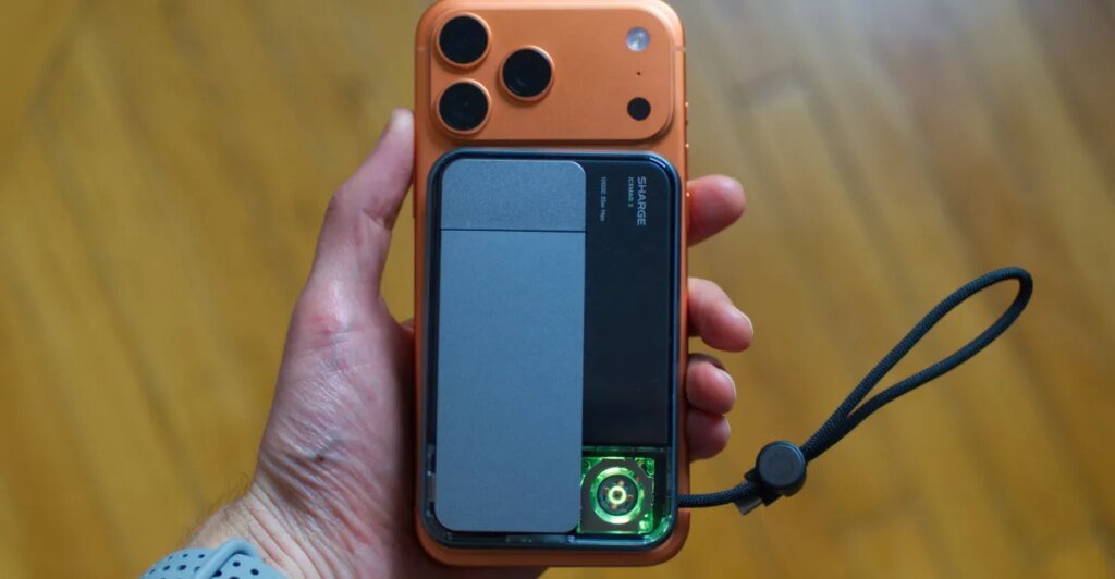 Sharge’s fast Qi2.2 MagSafe battery is down to $70 with a free USB-C cable