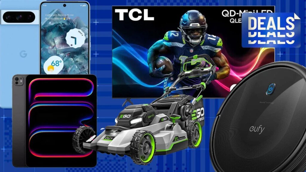 The 5 Best Weekend Deals on iPads, TVs, and Even Electric Lawnmowers