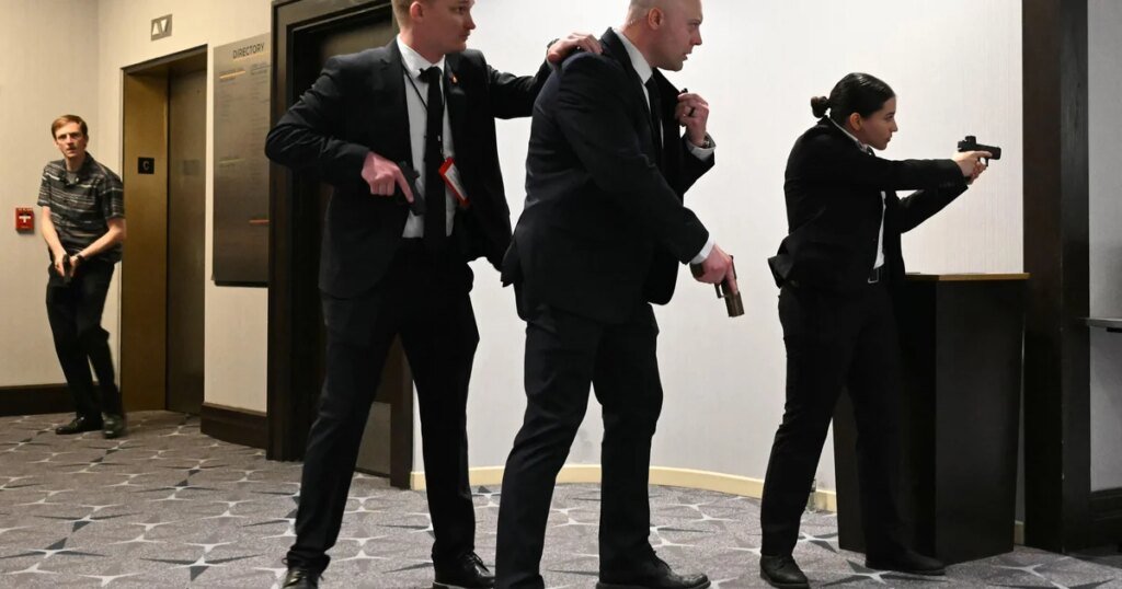 Trump evacuated from White House Correspondents' Dinner over security incident