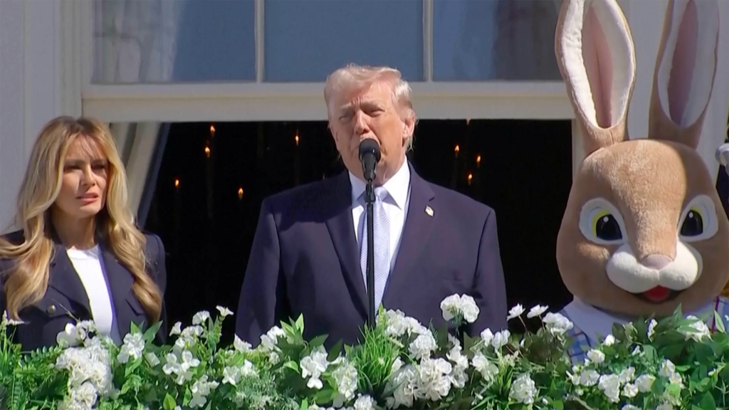 Trump praised airman’s rescue in Iran during White House Easter event | US-Israel war on Iran
