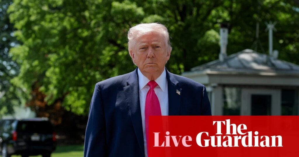 Trump’s approval rating on US economy falls to 30 percent, new poll finds – US politics live | Trump administration