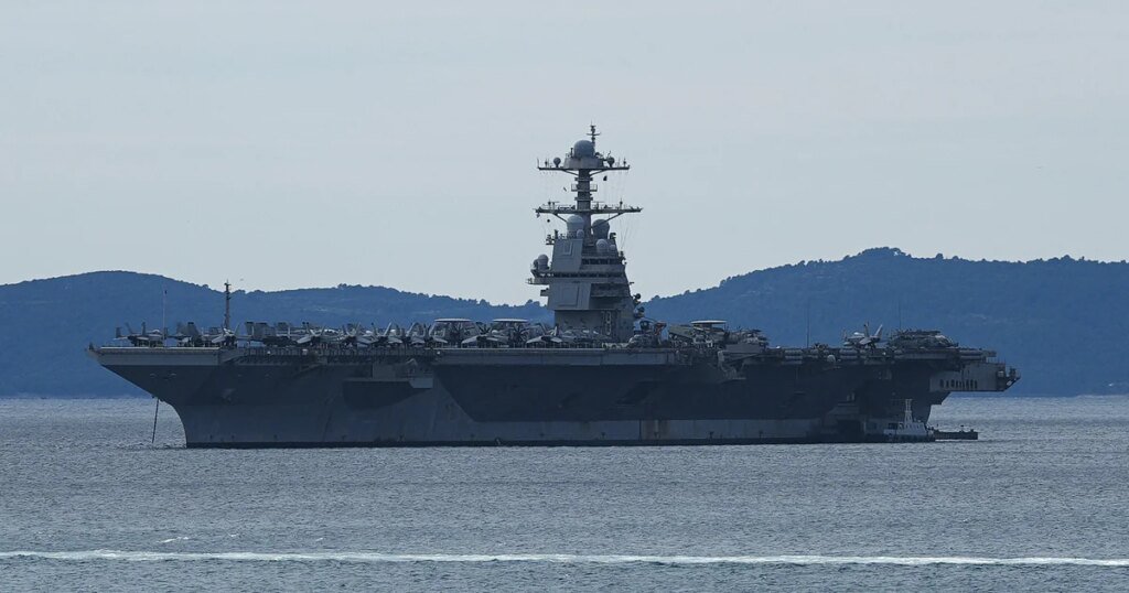 U.S. aircraft carrier in Iran war expected to leave Middle East with conflict's estimated cost at $25 billion