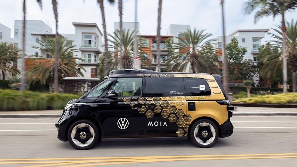 Uber begins testing its Volkswagen ID. Buzz robotaxi fleet in LA