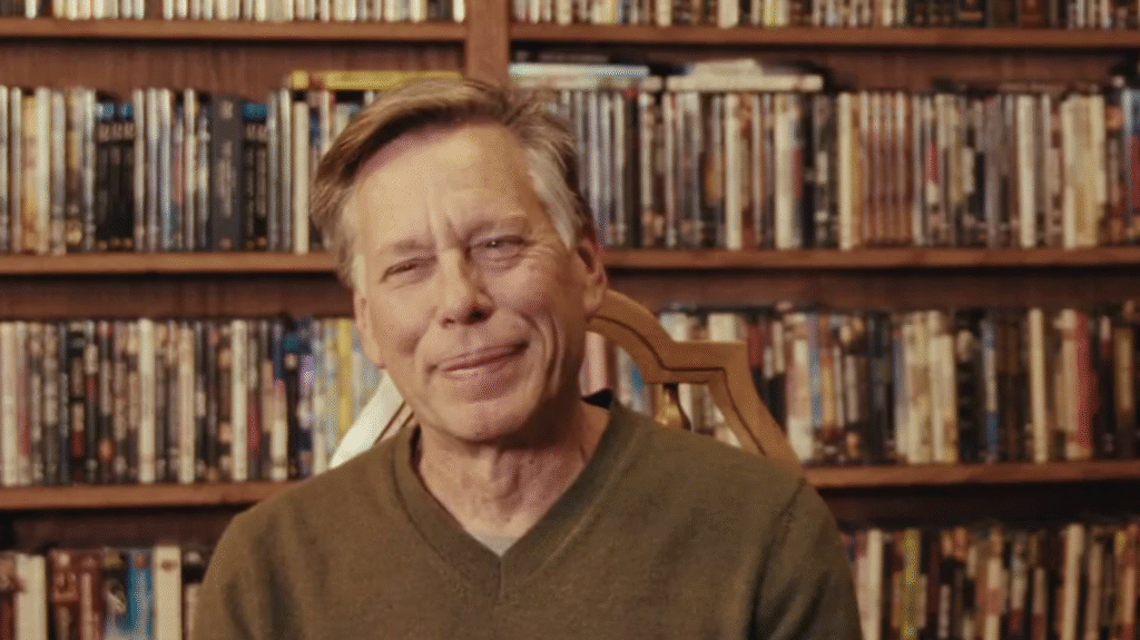 UFO whistleblower, surrounded by books, in S4: The Bob Lazar Story movie, released 3 April 2026&nbsp;&ndash; how to watch and stream online