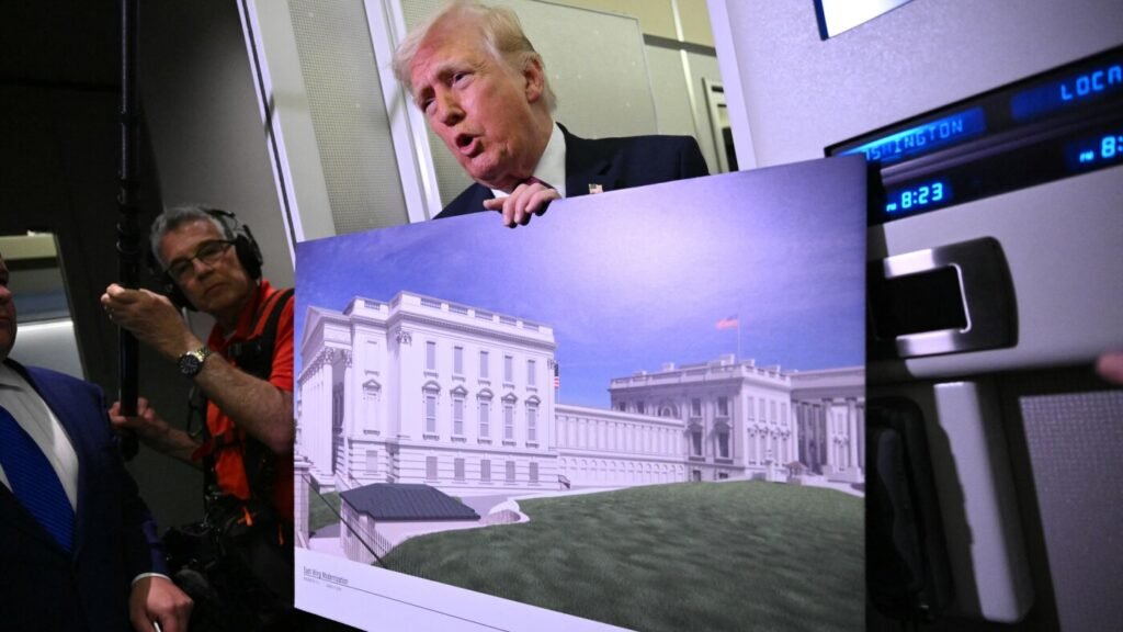 What Trump ballroom struggle reveals about White Home bunker : NPR What Trump ballroom fight reveals about White House bunker : NPR