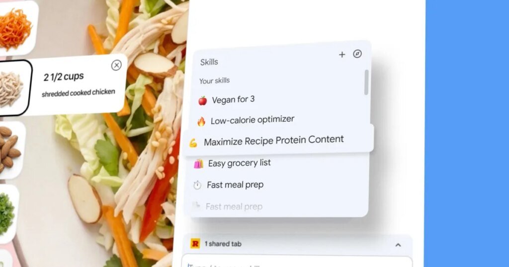 You can now save and reuse Gemini prompts in Chrome with the new Skills feature