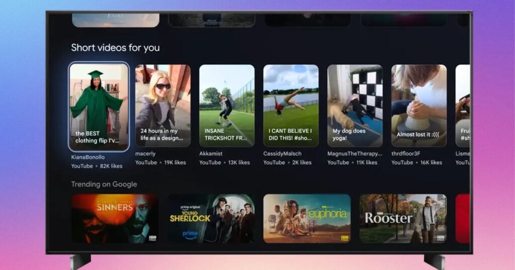 Your Google TV experience is about to get chaotic with a dedicated YouTube Shorts feed