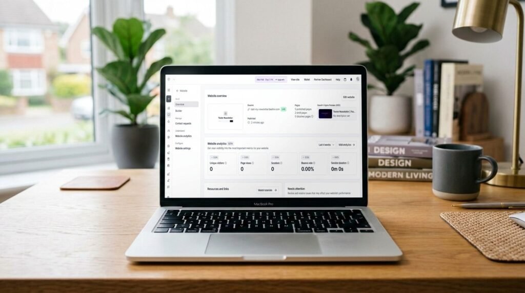 beehiiv analytics on a macbook