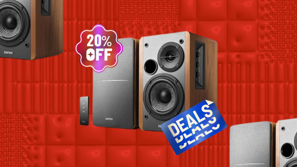 A Deal That Speaks For Itself: Take 20% Off the Editors' Choice-Winning Edifier R1280T Speakers