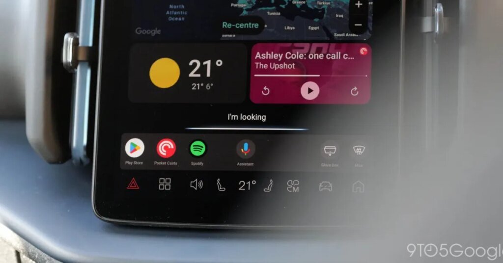 Android Auto app widgets mirror mobile, leak shows close release