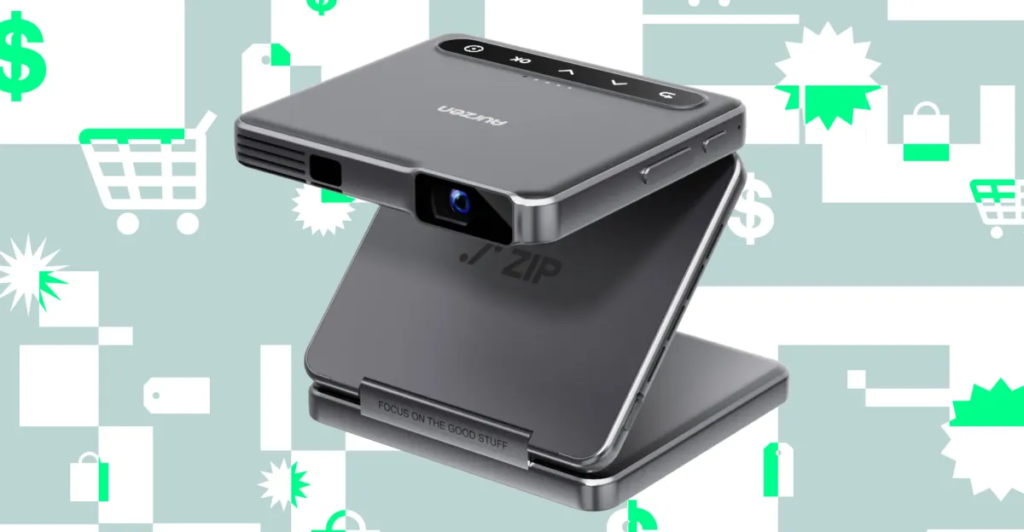 Aurzen’s teeny tiny tri-fold projector is on sale for 40 percent off