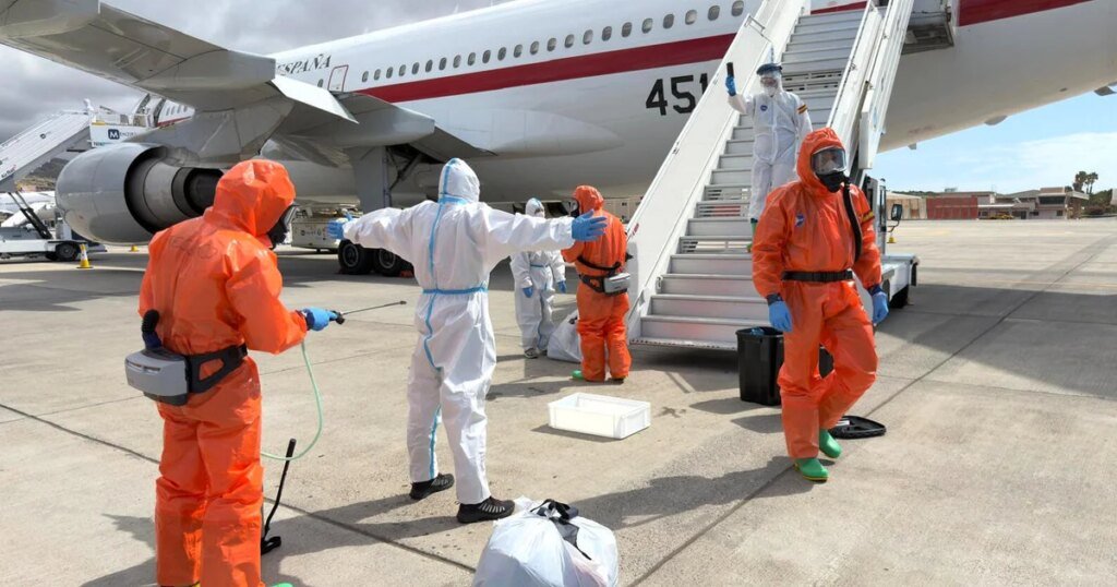 French passenger of hantavirus cruise ship begins exhibiting signs on evacuation flight, prime minister says French passenger of hantavirus cruise ship starts showing symptoms on evacuation flight, prime minister says