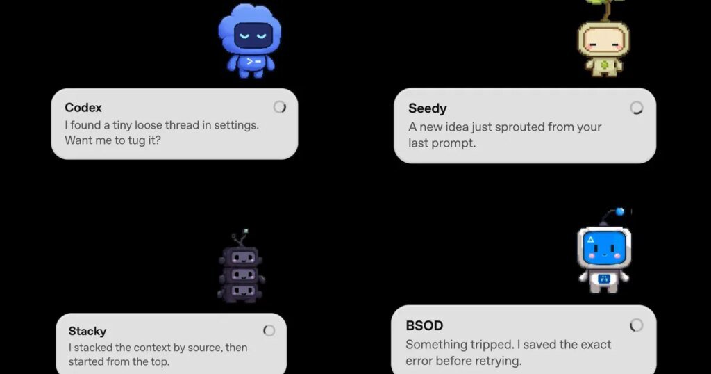OpenAI's Codex now has a tiny AI pet that keeps you updated while you code