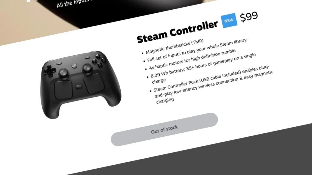 Sold Out? Gamers Struggle to Buy New Steam Controller, Urge Valve to Fix Its Site