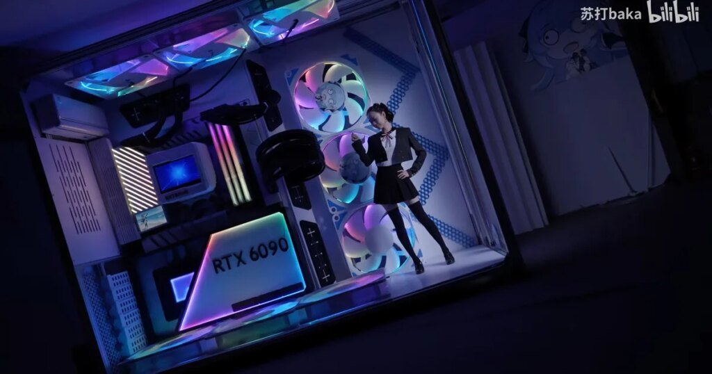 This PC is big enough to live in and has it's own AC for cooling the giant internals