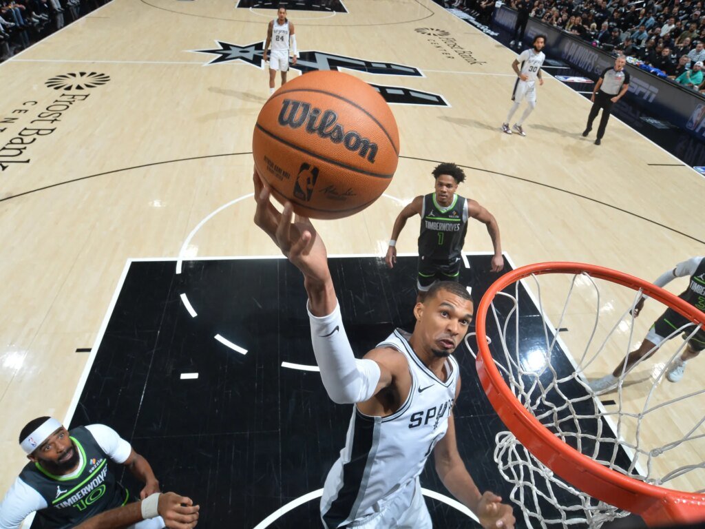 Wembanyama and Spurs rebound to level against Timberwolves in NBA Playoffs | Basketball